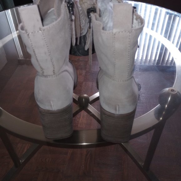 Dolce Vita Beige Suede Boots - Picture 3 of 5